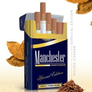 Manchester United Blue Cigarettes health reference on CigBrand