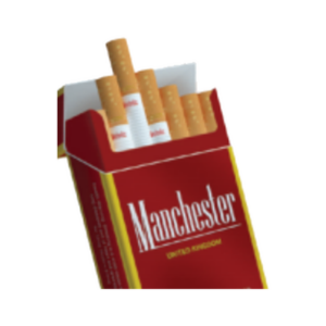 Manchester Red Cigarettes - 1 Carton (10 Packs)