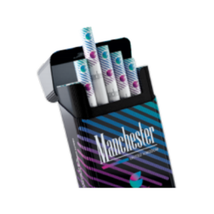 Manchester Double Drive Blueberry Mint Cigarettes - 1 Carton (10 Packs)