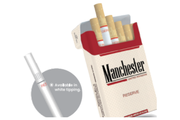 Manchester Reserve Cigarettes - 1 Carton (10 Packs)