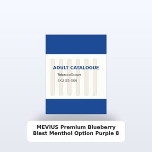 MEVIUS Premium Blueberry Blast Menthol Option Purple 8 health reference on CigBrand